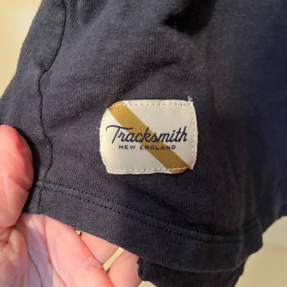 Tracksmith Dark Blue Crew Neck Muscle Tee - Picture 4 of 4